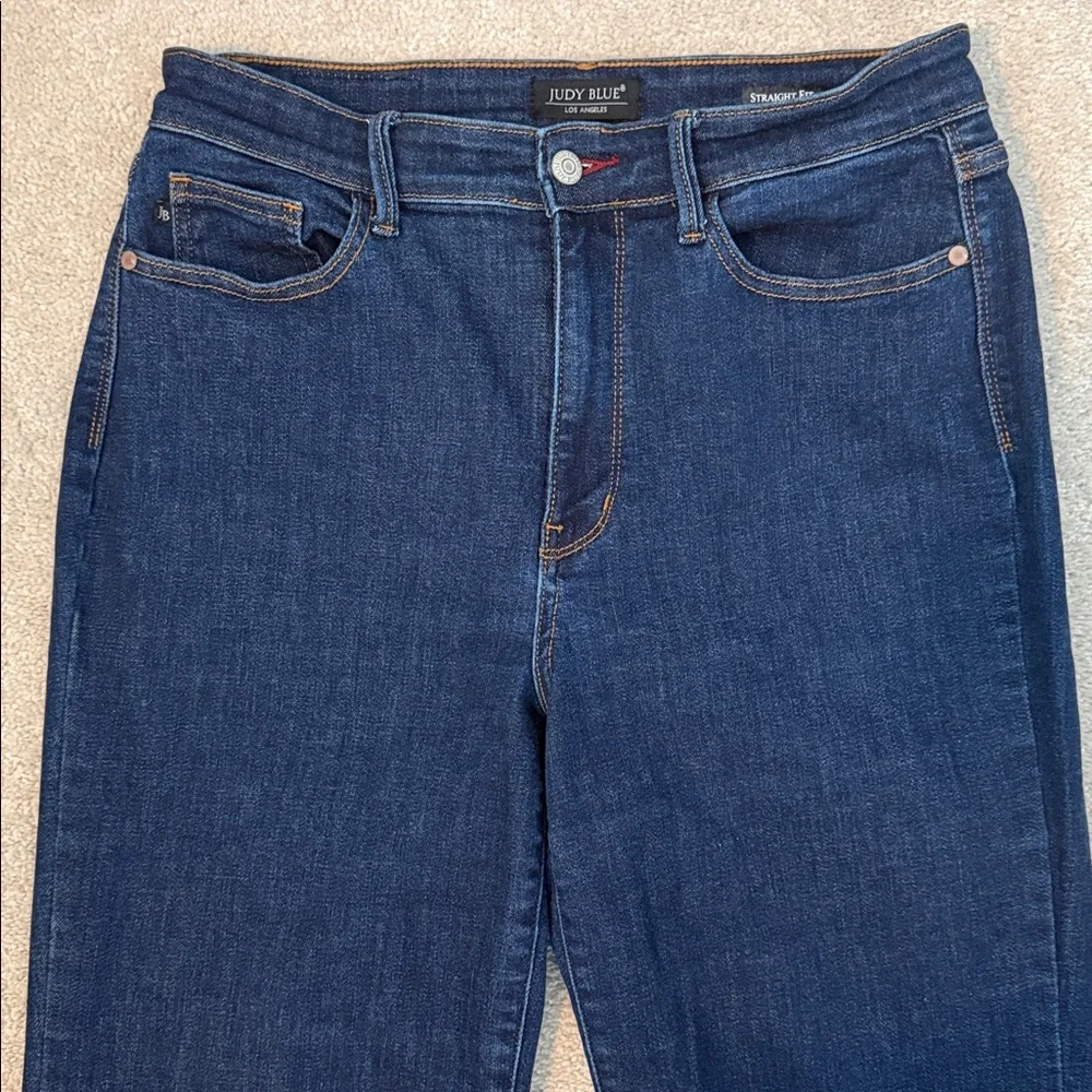 Judy Blue 11/30 straight fit dark wash jeans 👖 - Picture 2 of 9